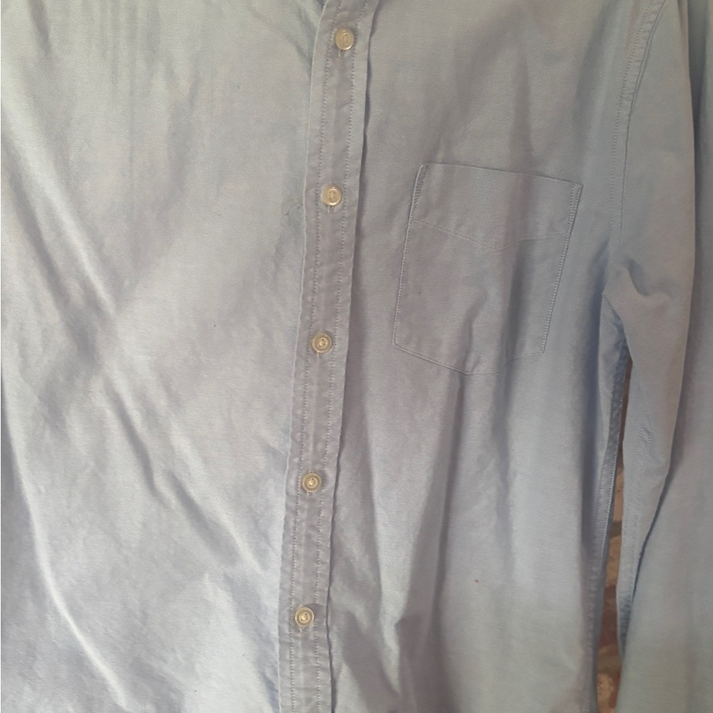 Banana Republic Men's Sky Blue Oxford Shirt
